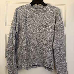 Madewell textured funnelneck knit sweater - size medium